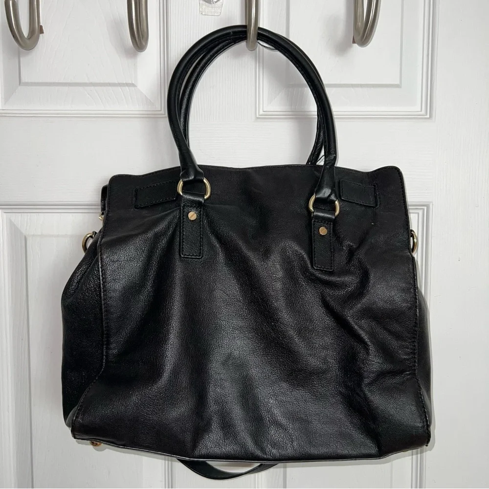 Michael Kors | Hamilton Large North South Purse Black Leather